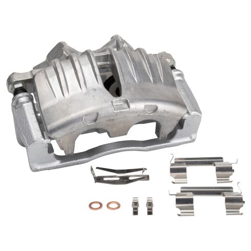 2004-05 Isuzu Ascender Front Semi-Metallic Brake Pad & Rotor Kit with Calipers & Hoses TRQ BKA29727 - Image 6