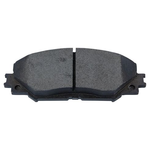Toyota Corolla Matrix Pontiac Vibe Front Semi-Metallic Premium G-Coated Brake Pad & Rotor Kit with Calipers & Hoses TRQ BKA29744