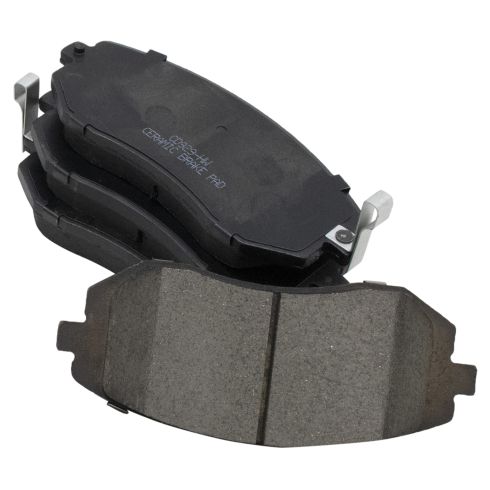 Subaru Baja Outback Front Ceramic Premium G-Coated Brake Pad & Rotor Kit with Calipers & Hoses TRQ BKA29845