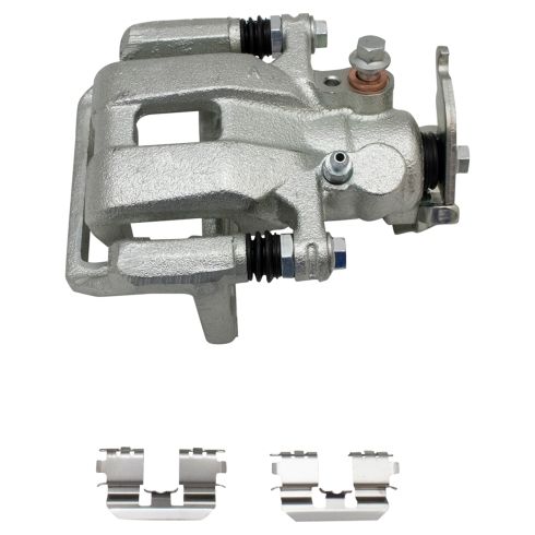Honda Accord Acura TSX Rear Ceramic Premium G-Coated Brake Pad & Rotor Kit with Calipers & Hoses TRQ BKA29866 - Image 4