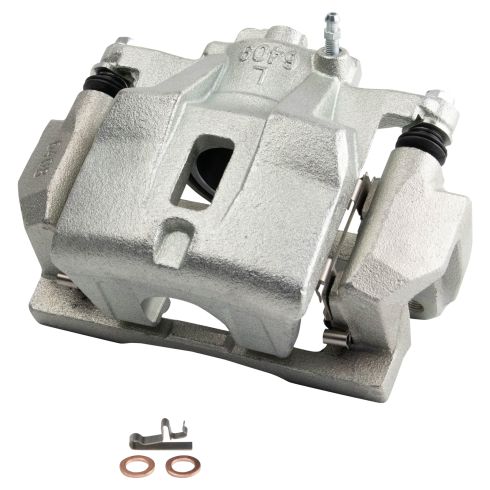 Lexus RX330 RX350 RX400h Front Ceramic Brake Pad & Rotor Kit with Calipers & Hoses TRQ BKA33318