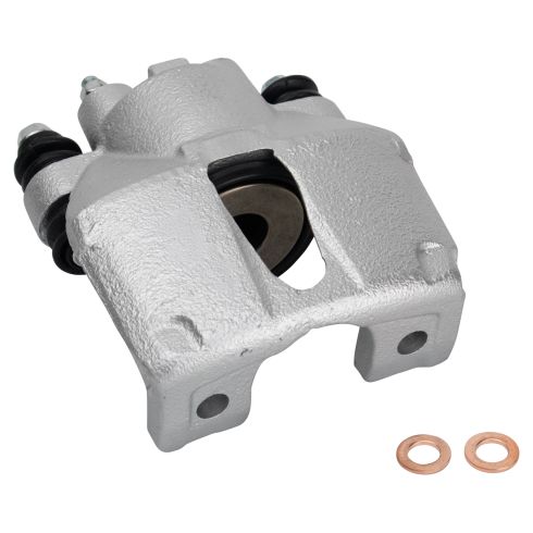 Ford F150 F150 Heritage Rear Semi-Metallic Brake Pad & Rotor Kit with Calipers & Hoses TRQ BKA33497 - Image 3