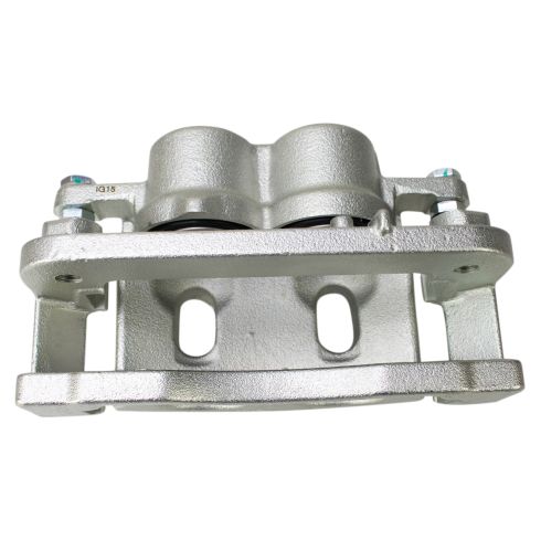 Chevrolet GMC Cadillac Front Semi-Metallic Premium G-Coated Brake Pad & Rotor Kit with Calipers TRQ BKA35908 - Image 3