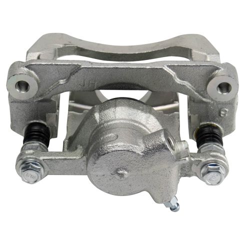 Subaru Forester Impreza Rear Semi-Metallic Premium G-Coated Brake Pad & Rotor Kit with Calipers TRQ BKA35919