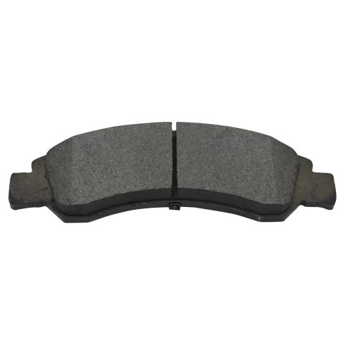 Chevrolet GMC Cadillac Front Semi-Metallic Premium G-Coated Brake Pad & Rotor Kit with Calipers TRQ BKA35932 - Image 4