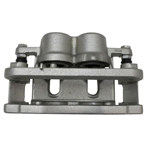 Chevrolet GMC Cadillac Front Semi-Metallic Premium G-Coated Brake Pad & Rotor Kit with Calipers TRQ BKA35932 - Image 6