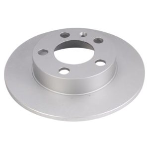 VW Beetle Golf Audi TT Rear Semi-Metallic Premium G-Coated Brake Pad & Rotor Kit with Calipers TRQ BKA35944