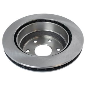 Chevrolet GMC Cadillac Rear Semi-Metallic Brake Pad & Rotor Kit with Calipers TRQ BKA35963