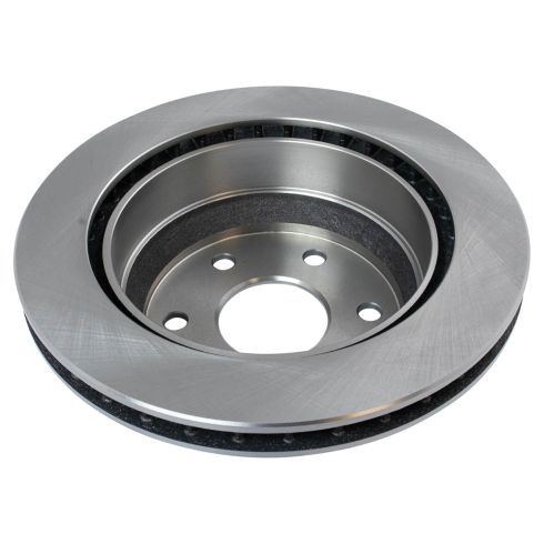 Chevrolet GMC Cadillac Rear Semi-Metallic Brake Pad & Rotor Kit with Calipers TRQ BKA35963