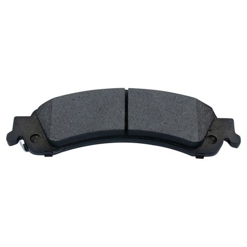 Chevrolet GMC Cadillac Rear Semi-Metallic Brake Pad & Rotor Kit with Calipers TRQ BKA35963 - Image 4
