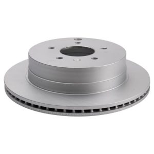 Chevrolet Pontiac Saturn Rear Semi-Metallic Premium G-Coated Brake Pad & Rotor Kit with Calipers TRQ BKA35972