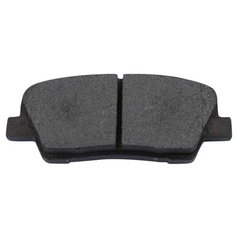 Hyundai Santa Fe Kia Sorento Rear Semi-Metallic Premium G-Coated Brake Pad & Rotor Kit with Calipers TRQ BKA35975