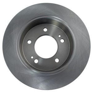 Hyundai Kia Rear Semi-Metallic Brake Pad & Rotor Kit with Calipers TRQ BKA36001