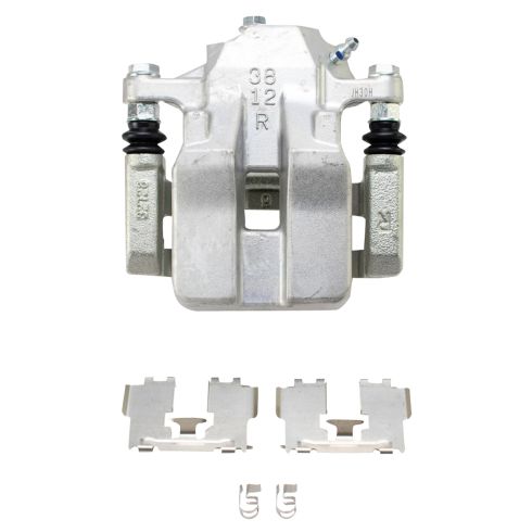 2012-18 Toyota Rav4 Rear Semi-Metallic Premium G-Coated Brake Pad & Rotor Kit with Calipers TRQ BKA36045 - Image 5