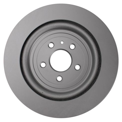 Ford Lincoln Rear Semi-Metallic Premium G-Coated Brake Pad & Rotor Kit TRQ BKA35130