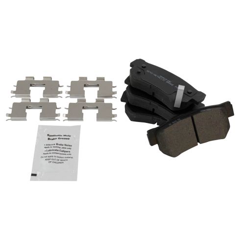 2004-06 Kia Amanti Rear Semi-Metallic Brake Pad & Rotor Kit TRQ BKA35168