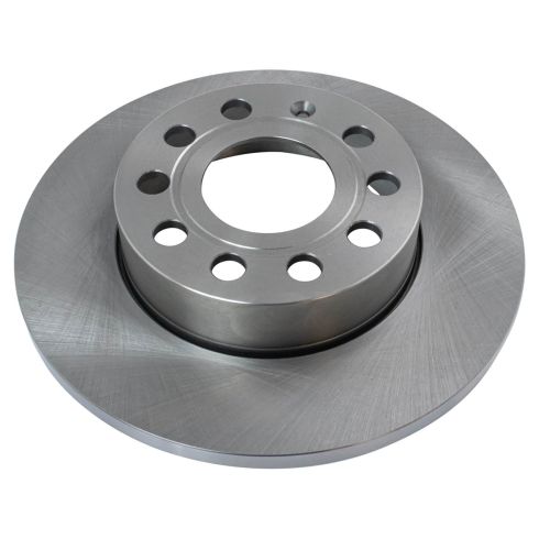 VW Jetta Rabbit Audi A3 A3 Quattro Rear Semi-Metallic Brake Pad & Rotor Kit TRQ BKA35188