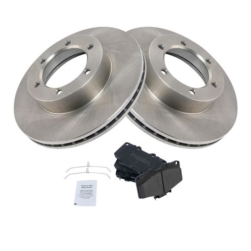 Toyota 4Runner T100 Front Semi-Metallic Brake Pad & Rotor Kit TRQ BKA35190
