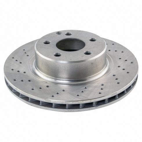 Mercedes Benz CL500 S350 S430 S500 Front Semi-Metallic Brake Pad & Rotor Kit TRQ BKA35220