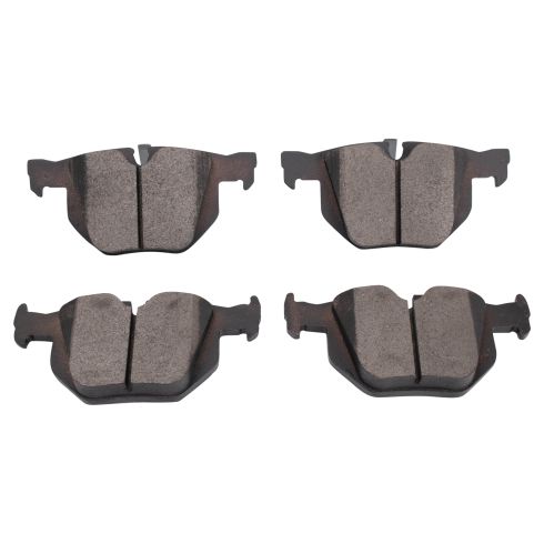 BMW 335d 335i 335i xDrive 335xi Front & Rear Semi-Metallic Brake Pads 2 Piece Set TRQ BFA20443