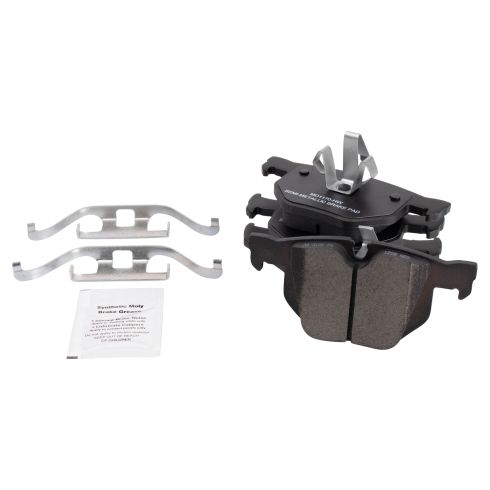 BMW 335d 335i 335i xDrive 335xi Front & Rear Semi-Metallic Brake Pads 2 Piece Set TRQ BFA20443