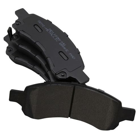 2009-12 Chevrolet Colorado GMC Canyon Front & Rear Semi-Metallic Brake Pad & Rotor, Shoe & Drum Kit with Parking Shoes TRQ BKA20468