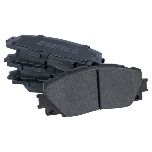 Toyota Prius C Scion iQ Front & Rear Semi-Metallic Premium G-Coated Brake Pad & Rotor, Shoe & Drum Kit with Parking Shoes TRQ BKA20474