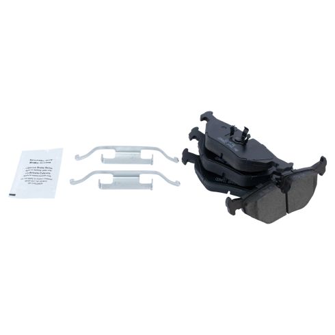 1996-97 BMW 328i Rear with 294mm Diameter Rear Rotors Ceramic Brake Pad & Rotor Kit TRQ BKA36465