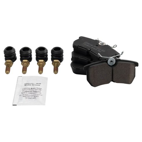 Ford Focus Front & Rear Ceramic Brake Pads 2 Piece Set TRQ BFA36297