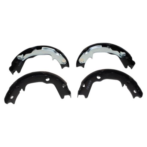 Hyundai Kia Rear Semi-Metallic Premium G-Coated Brake Pad & Rotor Kit TRQ BKA37462