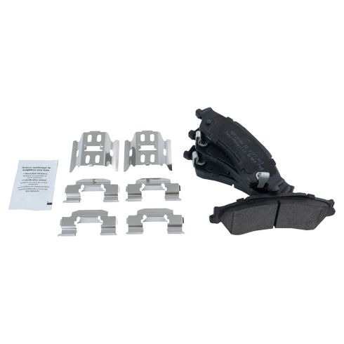 Chevrolet GMC Olds Isuzu Rear Semi-Metallic Brake Pad & Rotor Kit TRQ BKA37463