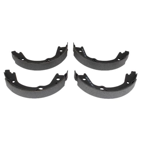Hyundai Kia Rear Semi-Metallic Brake Pad & Rotor Kit TRQ BKA37466