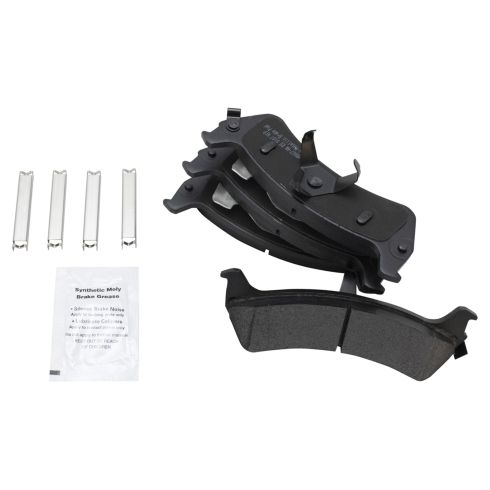 Ford Mercury Rear Semi-Metallic Brake Pad & Rotor Kit TRQ BKA37486
