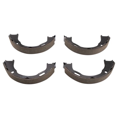 Jeep Liberty Wrangler Rear Semi-Metallic Premium G-Coated Brake Pad & Rotor Kit TRQ BKA37494