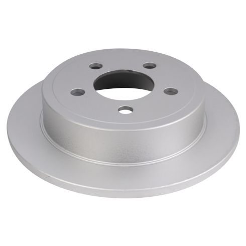 Jeep Liberty Wrangler Rear Semi-Metallic Premium G-Coated Brake Pad & Rotor Kit TRQ BKA37494