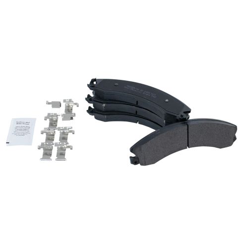2009 GMC Savana 3500 Rear Semi-Metallic Brake Pad & Rotor Kit TRQ BKA37495