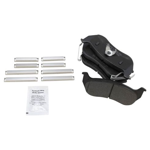 Ford Mercury Rear Semi-Metallic Brake Pad & Rotor Kit TRQ BKA37528