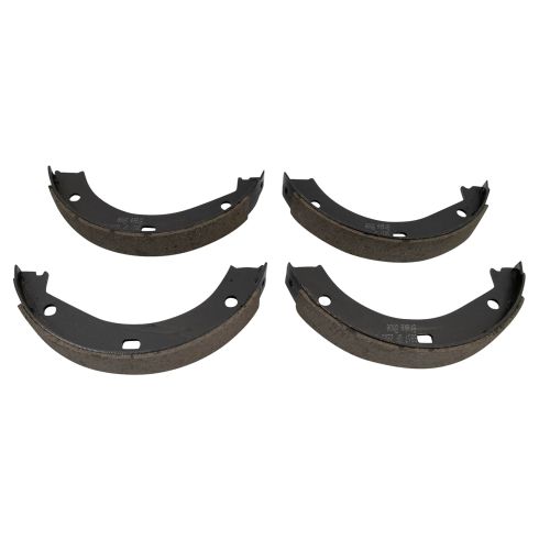 BMW 525i 525iT 530i 535i Rear Semi-Metallic Brake Pad & Rotor Kit TRQ BKA37536