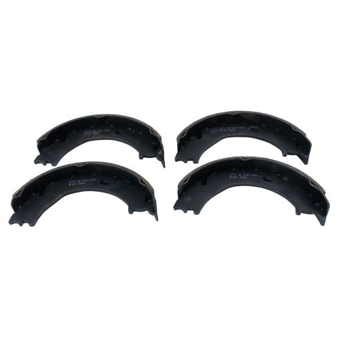 Chevrolet GMC Rear Semi-Metallic Premium G-Coated Brake Pad & Rotor Kit TRQ BKA37550