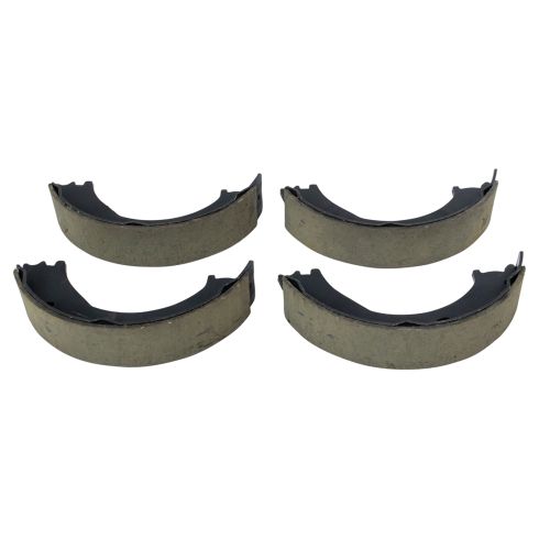 Chevrolet GMC Rear Semi-Metallic Premium G-Coated Brake Pad & Rotor Kit TRQ BKA37550
