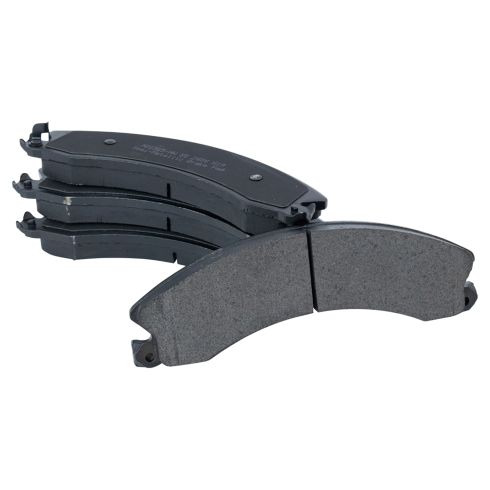 2013-17 Chevrolet GMC Rear Semi-Metallic Premium G-Coated Brake Pad & Rotor Kit TRQ BKA37939
