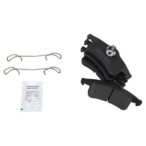 1999-04 Jeep Grand Cherokee Rear Semi-Metallic Brake Pad & Rotor Kit TRQ BKA38136