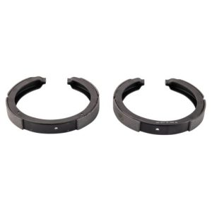 2007-10 Ford Edge Lincoln MKX Rear Semi-Metallic Premium G-Coated Brake Pad & Rotor Kit TRQ BKA39480