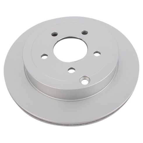 2007-10 Ford Edge Lincoln MKX Rear Semi-Metallic Premium G-Coated Brake Pad & Rotor Kit TRQ BKA39480
