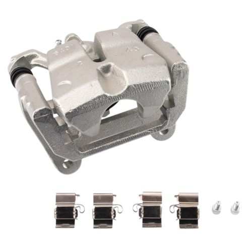 2014-20 Jeep Cherokee Rear with 320mm Diameter Rear Rotors Ceramic Brake Pad & Rotor Kit with Calipers TRQ BKA39502 - Image 4