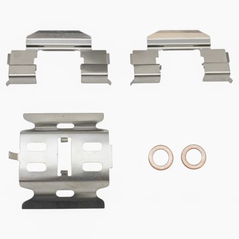 Chevrolet Blazer GMC Jimmy Rear Ceramic Brake Pad & Rotor Kit with Calipers TRQ BKA39583 - Image 6