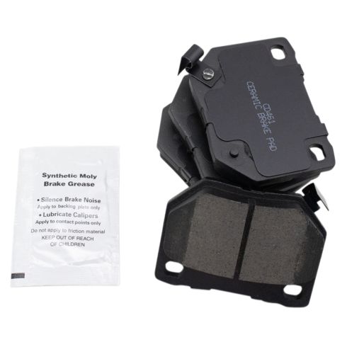 2006-07 Subaru Impreza WRX Rear Ceramic Brake Pad & Rotor Kit with Calipers TRQ BKA39594 - Image 5