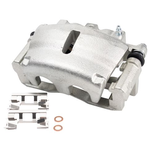 Chevrolet GMC Buick Saturn Front Ceramic Brake Pad & Rotor Kit with Calipers TRQ BKA39655 - Image 5
