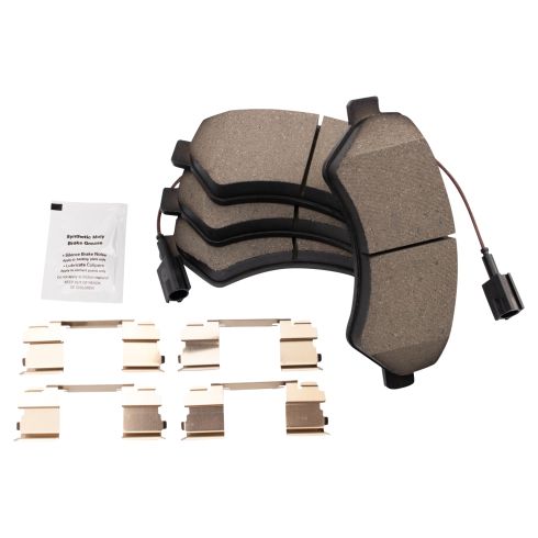 2014-20 Ram Front Ceramic Brake Pad & Rotor Kit with Calipers TRQ BKA39663 - Image 2