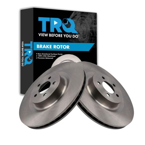 Ford Mustang Front Driver & Passenger Side 2 Piece Brake Rotor Set TRQ BRA41929